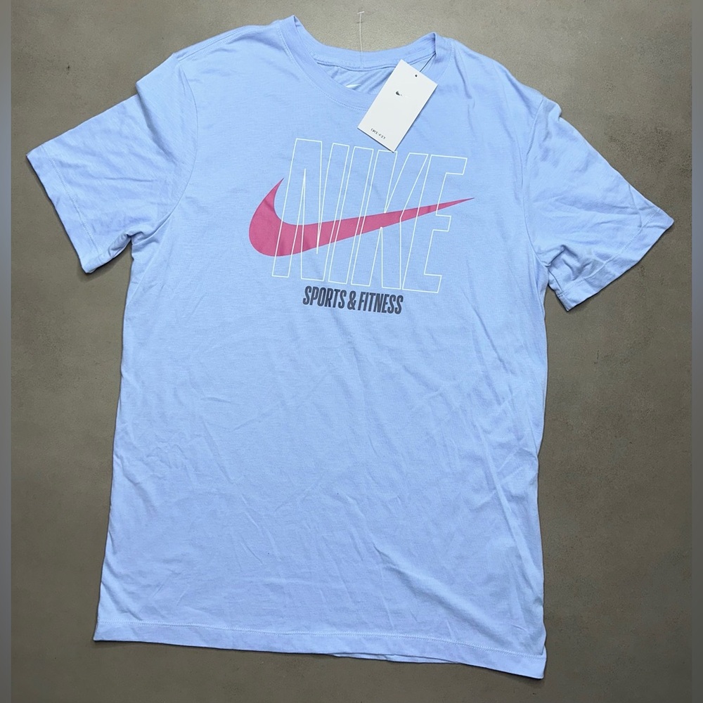 Nike Dri-Fit The Nike Tee Blue Training Shirt - M
